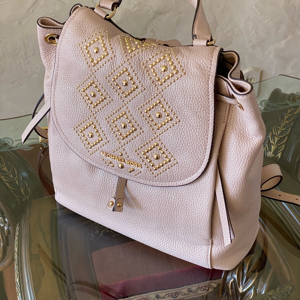 NwT Michael Kors Riley Large backpack leather - Picture 2 of 8